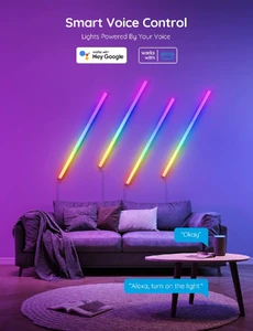 Набор настенных светильников Govee Glide 2 Panel RGBIC, 6 шт. - Фото 4