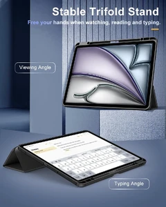 Чохол TiMOVO Slim Stand Protective Cover Clear Back для iPad Air 13" M2 (2024) - Фото 5