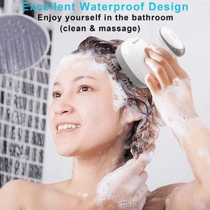 Массажер для головы VIVIYA Scalp Massager с 8 съемными насадками, водонепроницаемый - Фото 4