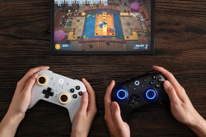 Бездротовий геймпад 8BitDo Ultimate 2 для Windows / Android з TMR джойстиком та ефектом Холла / тактильними тригерами Black - Фото 6