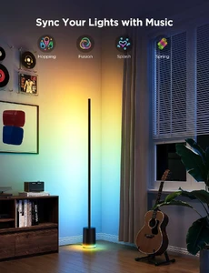 Торшер умный Govee Floor Lamp 2 with Matter RGBIC Black - Фото 8