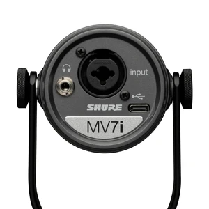 Мікрофон для подкастів Shure MV7i з вбудованим аудіоінтерфейсом - Фото 5