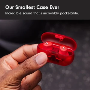 Бездротові навушники Beats Solo Buds Transparent Red - Фото 3