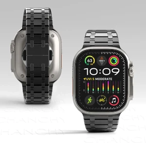 Сталевий ремінець CHANCHY Black для Apple Watch Ultra | Ultra 2 49mm | 45mm | 44mm | 42mm - Фото 5