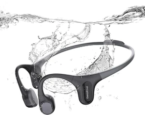 Наушники беспроводные Bluetooth для спорта костные Mojawa Run Plus Black, IP68, со встроенной памятью 32 ГБ - Фото 2
