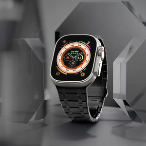Сталевий ремінець CHANCHY Black для Apple Watch Ultra | Ultra 2 49mm | 45mm | 44mm | 42mm - Фото 3