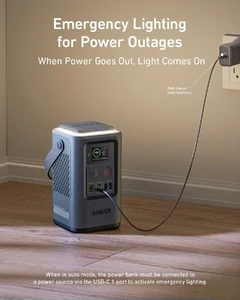 Портативное зарядное устройство Anker (PowerCore Reserve 192Wh) 60000mAh Gray - Фото 5