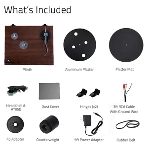 Проигрыватель винила со встроенным усилителем Fluance RT81 Elite High Fidelity Vinyl Turntable - Фото 4