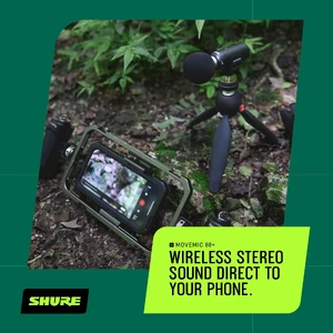 Безпровідний мікрофон для запису Shure MoveMic 88+ Wireless - Фото 11