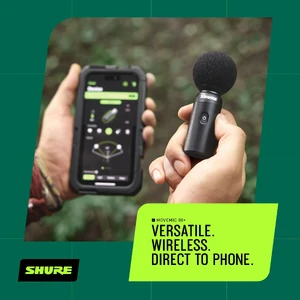 Безпровідний мікрофон для запису Shure MoveMic 88+ Wireless - Фото 9