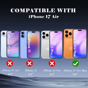 Защитное стекло CeiLarv Privacy Screen Protector для iPhone 17 Pro Max - Фото 3