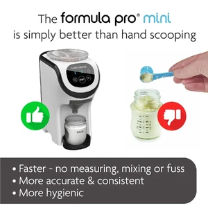 Машина для детского смешивания Baby Brezza Formula Pro Mini - White - Фото 5