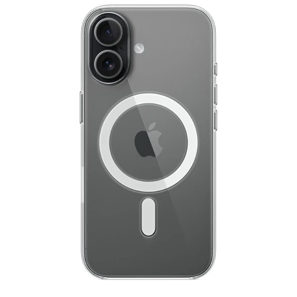 Прозорий чохол Apple Clear Case with MagSafe для iPhone 17 у Житомирі