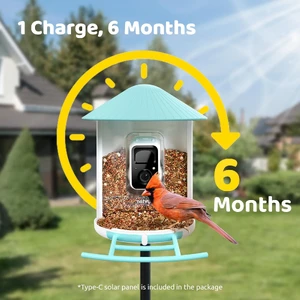 Розумна годівниця з камерою NETVUE Birdfy Solar Blue - Фото 7