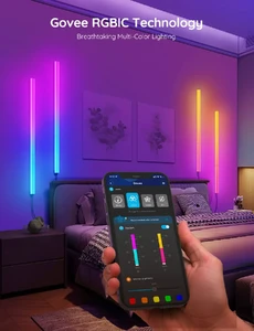 Набор настенных светильников Govee Glide 2 Panel RGBIC, 6 шт. - Фото 6