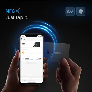 Набір гаманців, безпечне холодне зберігання криптовалют TANGEM Wallet Чорний, 3 шт - Фото 2