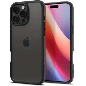 Прозорий чорний чохол Spigen Ultra Hybrid для iPhone 16 Pro Max - Фото 9