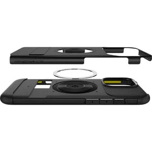Черный чехол Spigen Slim Armor Mag MagSafe для iPhone 16 Pro Max - Фото 4