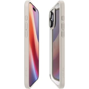 Прозорий бежевий чохол Spigen Ultra Hybrid для iPhone 16 Pro - Фото 2