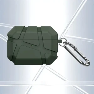 Чехол с карабином iLoungeMax Ultra Hybrid Case Military Green для AirPods Pro 3