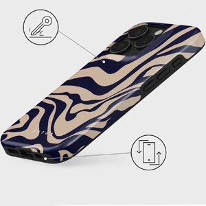 Бежево-гранатовий магнітний чохол Burga Vigilant Tough для iPhone 16 Pro - Фото 3
