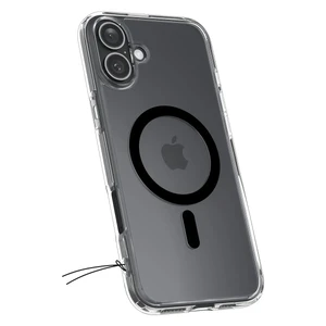 Прозорий чорний чохол Spigen Ultra Hybrid Mag для iPhone 16 Plus - Фото 6