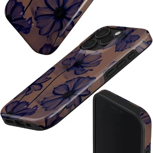 Чохол Burga Velvet Night Mag для iPhone 16 Pro, коричнево-синій - Фото 6