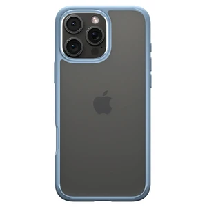 Прозорий синій чохол Spigen Crystal Hybrid для iPhone 16 Pro Max - Фото 9