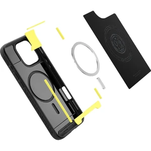 Чорний чохол Spigen Rugged Armor Mag MagSafe для iPhone 16 Pro - Фото 7