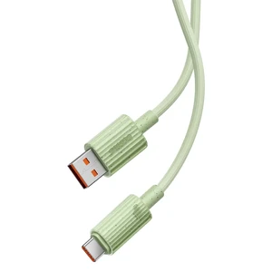 Кабель USB to Type-C екологічний для швидкої зарядки Baseus Habitat Series 100W Green (1m) - Фото 2