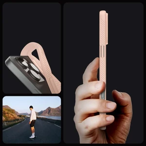 Розовый чехол Spigen Liquid Air для iPhone 16 Pro Max - Фото 12
