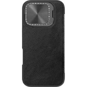 Черный чехол с защитой камеры Nillkin Qin для iPhone 16 Pro Max 6902048281998 - Фото 1