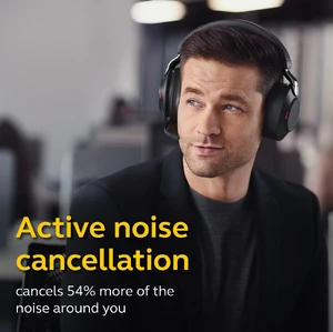 Беспроводные наушники Jabra Evolve2 85 Stereo Black с шумоподавлением - Фото 2
