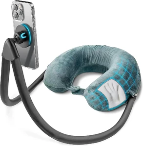 Держатель для телефона Encased Neck Pillow Phone Holder на шею, с подставкой и регулировкой на 360° - Фото 2