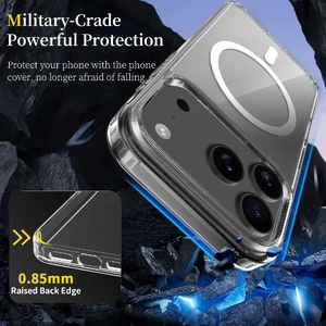 Прозорий чохол GearFusion Shockproof MagSafe Crystal Clear для iPhone 17 Air - Фото 7