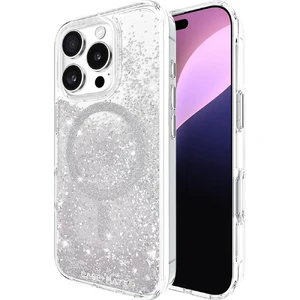 Срібний блискучий чохол Case-Mate Waterfall MagSafe для iPhone 16 Pro