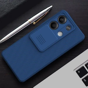 Противоударный чехол Nillkin CamShield Pro Blue для Xiaomi Redmi Note 13 5G - Фото 4