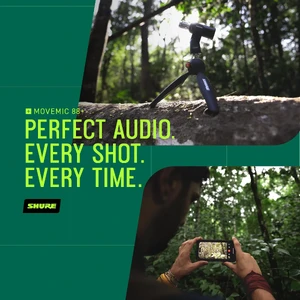 Безпровідний мікрофон для запису Shure MoveMic 88+ Wireless - Фото 10