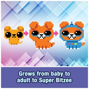 Інтерактивна іграшка Bitzee Magicals з 15 віртуальними цифровими героями, реагує на дотик - Фото 4