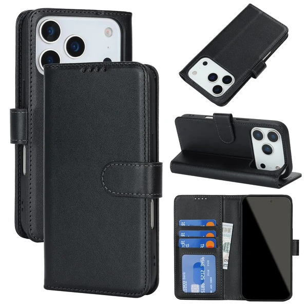 Чохол-гаманець iLoungeMax AirGuard Black для iPhone 17 Pro Max у Рівному