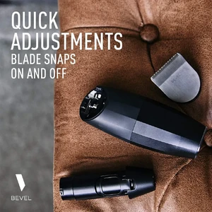 Мужской триммер для бороды и усов Bevel Premium Trimmer Black Edition - Фото 4