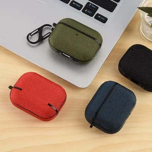 Чохол з карабіном iLoungeMax Nylon Case Red для AirPods Pro 3 - Фото 2