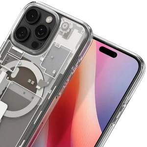 Бежевий прозорий чохол Spigen Ultra Hybrid Mag для iPhone 16 Pro - Фото 7