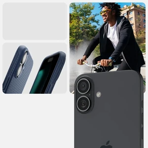 Гранатовий чохол Spigen Liquid Air для iPhone 16 Plus - Фото 11
