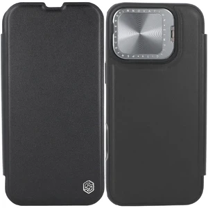 Чорний чохол-книжка з захистом камери Nillkin Qin для iPhone 16 Pro Max - Фото 6