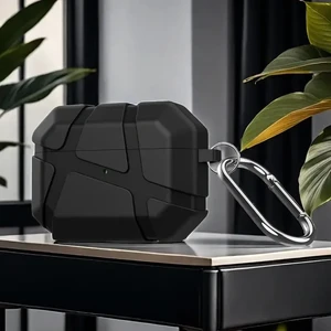 Чохол з карабіном iLoungeMax Ultra Hybrid Case Black для AirPods Pro 3 - Фото 4
