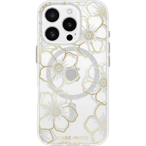 Прозрачный чехол с серебряно-золотыми элементами Case-Mate Floral Gems Mag для iPhone 16 Pro - Фото 7