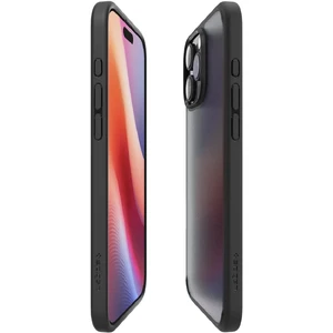 Півпрозорий чорний чохол Spigen Ultra Hybrid для iPhone 16 Pro - Фото 2