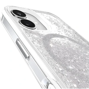Серебряный блестящий чехол Case-Mate Waterfall MagSafe для iPhone 16 - Фото 8