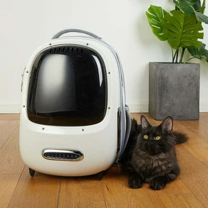 Рюкзак-переноска Petkit Breezy 2 Smart Cat Carrier White со встроенным вентилятором и подсветкой - Фото 5
